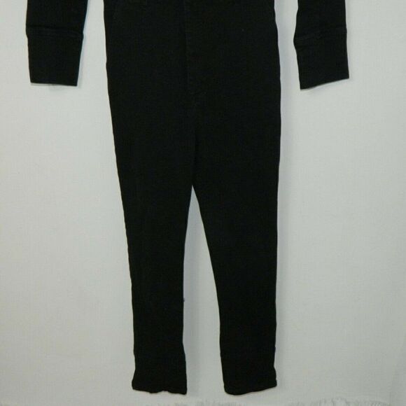 Free People Coverall Black Mechanic Size 0 - Picture 3 of 11